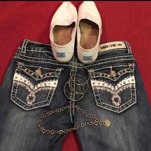 Miss Chic Embellished Capris- Size 11